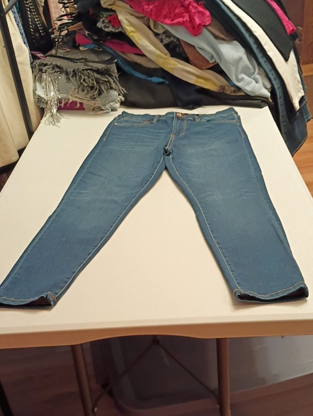RACHEL Rachel Roy Medium Blue Skinny Jeans